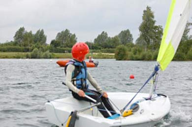Watersports near Cirencester in the Gloucestershire Cotswolds